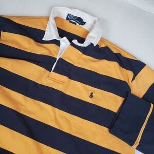 Polo Ralph Lauren Men's Medium Rugby Shirt School Preppy Beach Summer Party